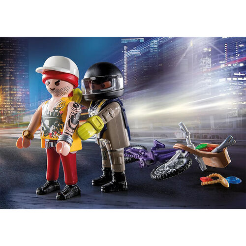 PLAYMOBIL STARTER PACK - FUERZAS ESPECIALES Y LADRN