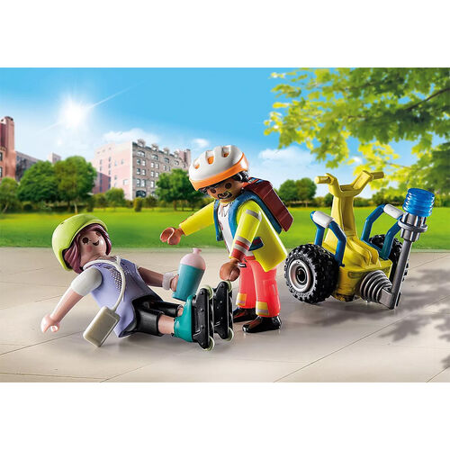 PLAYMOBIL - STARTER PACK RESCATE CON BALANCE RACER