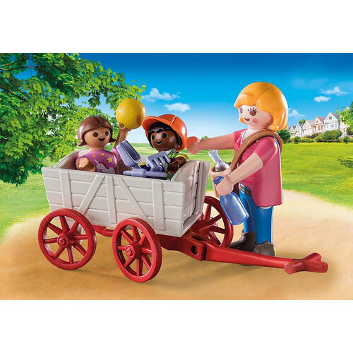 PLAYMOBIL - STARTER PACK EDUCADORA CON CARRITO