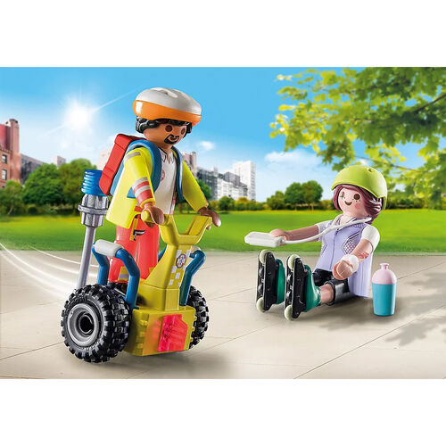 PLAYMOBIL - STARTER PACK RESCATE CON BALANCE RACER