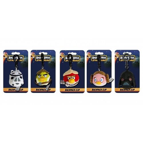 ANGRY BIRDS STAR WARS - LLAVERO PELUCHE DARTH VADER