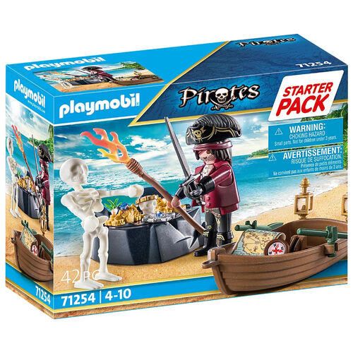 PLAYMOBIL STARTER PACK - PIRATA CON BOTE DE REMOS