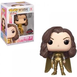 FUNKO POP! WONDER WOMAN 1984 - ARMADURA DORADA (SIN CASCO) EXCLUSIVO