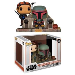FUNKO POP! THE BOOK OF BOBA FETT - BOBA FETT Y FENNEC EN TRONO