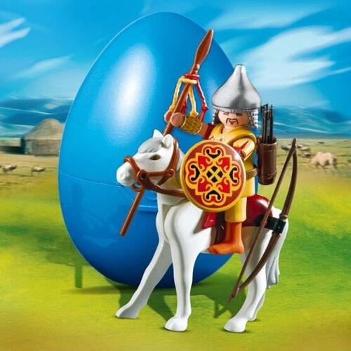 PLAYMOBIL - GUERRERO MONGOL A CABALLO