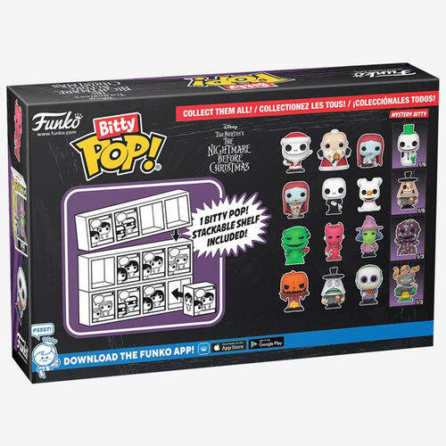 FUNKO BITTY POP! PESADILLA ANTES DE NAVIDAD - SALLY, JACK SKELETON, ZERO Y ?