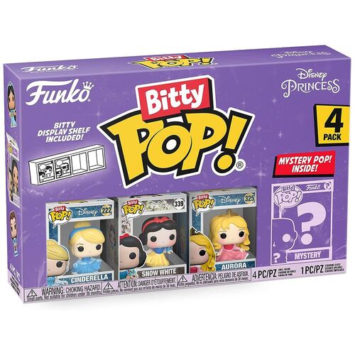 FUNKO BITTY POP! PRINCESAS DISNEY - RAPUNZEL, MERIDA, VAIANA Y ?