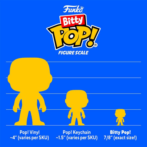 FUNKO BITTY POP! PRINCESAS DISNEY - RAPUNZEL, MERIDA, VAIANA Y ?