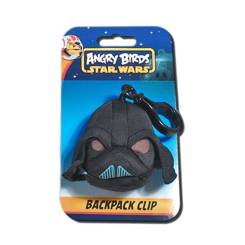 ANGRY BIRDS STAR WARS - LLAVERO PELUCHE DARTH VADER