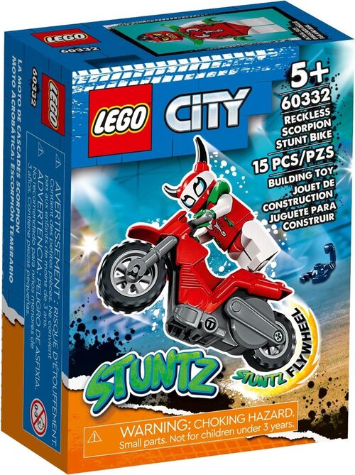 LEGO CITY STUNTZ - MOTO ACROBTICA: ESCORPIN TEMERARIO