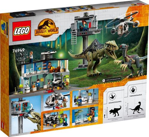 LEGO JURASSIC WORLD - ATAQUE DE GIGANOTOSAURIO Y TERIZINOSAURIO