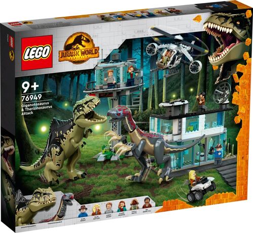 LEGO JURASSIC WORLD - ATAQUE DE GIGANOTOSAURIO Y TERIZINOSAURIO