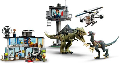 LEGO JURASSIC WORLD - ATAQUE DE GIGANOTOSAURIO Y TERIZINOSAURIO