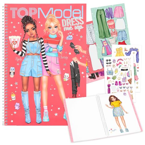 TOP MODEL - CUADERNO DE PEGATINAS GRANDE DRESS ME UP CUTIE STAR