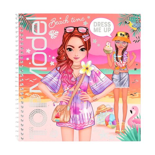 TOP MODEL - CUADERNO DE PEGATINAS DRESS ME UP HOLIDAY