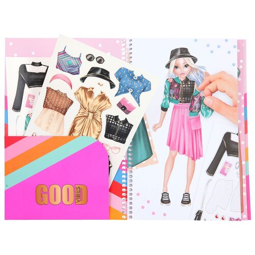 TOP MODEL - CUADERNO DE PEGATINAS DRESS ME UP