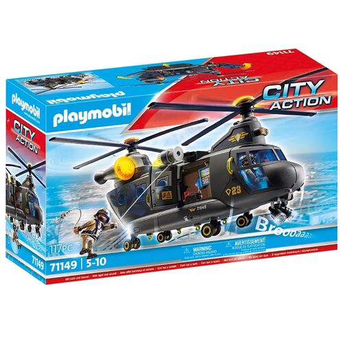 PLAYMOBIL FUERZAS ESPECIALES - HELICPTERO BANANA