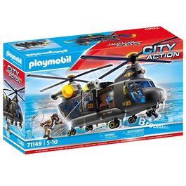 PLAYMOBIL FUERZAS ESPECIALES - HELICÓPTERO BANANA