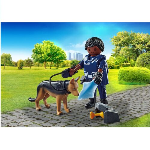 PLAYMOBIL - POLICIA CON PERRO