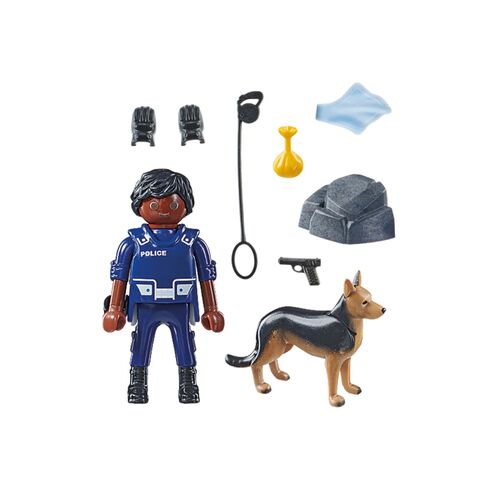 PLAYMOBIL - POLICIA CON PERRO