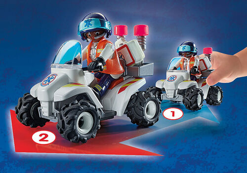 PLAYMOBIL -  RESCATE SPEED QUAD