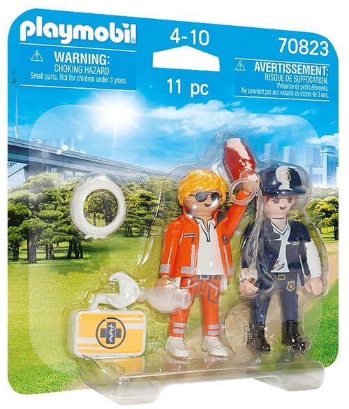 PLAYMOBIL - DUO PACK DOCTOR Y POLICIA