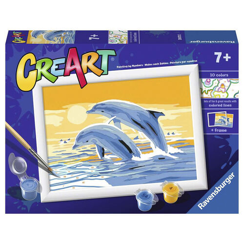 RAVENSBURGER CREART KIT PINTURA DELFINES AMIGOS