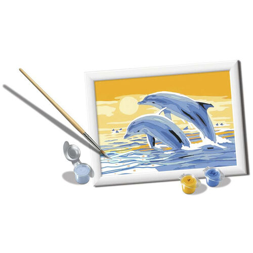 RAVENSBURGER CREART KIT PINTURA DELFINES AMIGOS