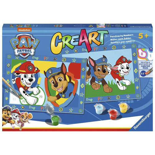 RAVENSBURGER CREART KIT PINTURA JUNIOR 2X PATRULLA CANINA