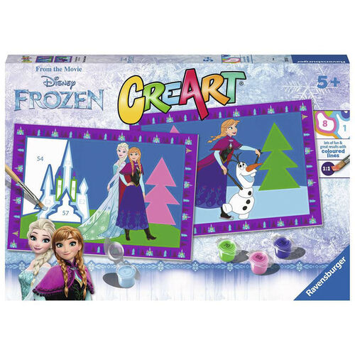 RAVENSBURGER CREART KIT PINTURA JUNIOR 2X FROZEN