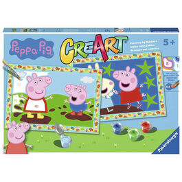 RAVENSBURGER CREART KIT PINTURA JUNIOR 2X PEPPA PIG