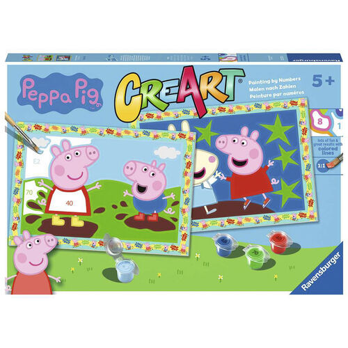 RAVENSBURGER CREART KIT PINTURA JUNIOR 2X PEPPA PIG