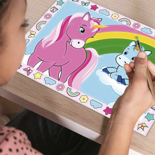 RAVENSBURGER CREART KIT PINTURA JUNIOR 2X UNICORNIOS DIVERTIDOS