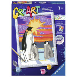 RAVENSBURGER CREART KIT PINTURA PINGÜINOS