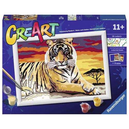 RAVENSBURGER CREART KIT PINTURA TIGRE