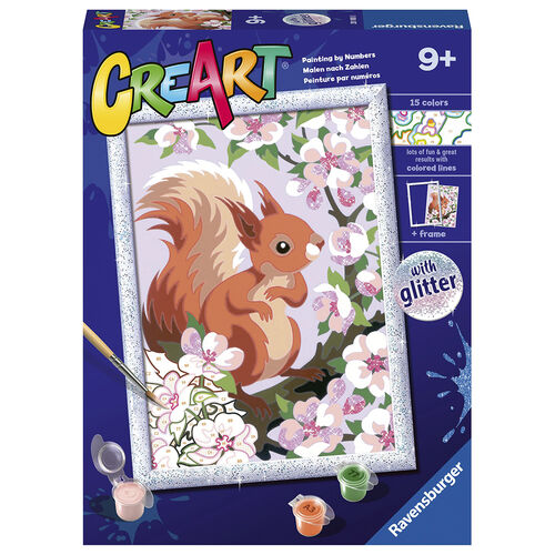 RAVENSBURGER CREART KIT PINTURA ARDILLAS CON FLORES