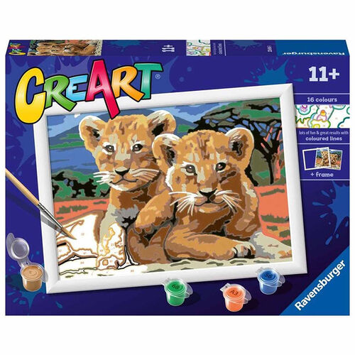 RAVENSBURGER CREART KIT PINTURA CACHORROS DE LEN