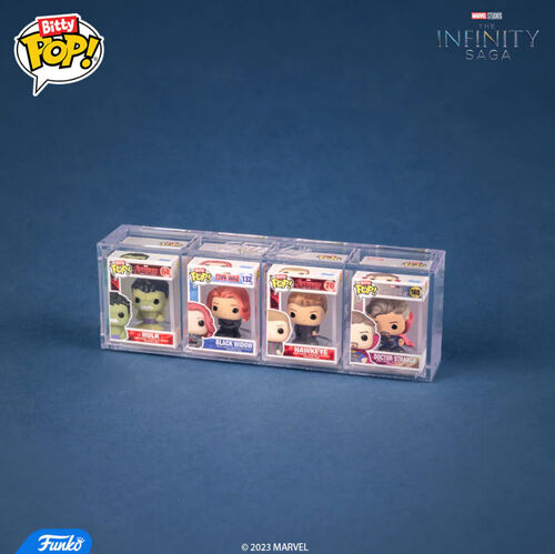 FUNKO BITTY POP! LA SAGA DEL INFINITO - HULK, VIUDA NEGRA, OJO DE HALCN Y ?