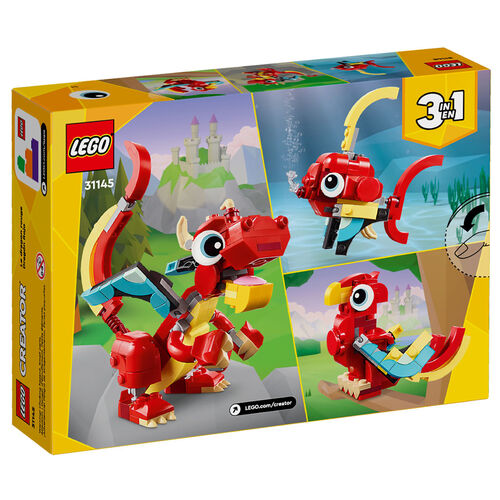 LEGO CREATOR 3EN1 - DRAGN ROJO