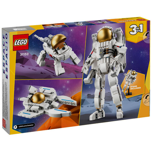 Lego Creator 3en1 - Astronauta Espacial