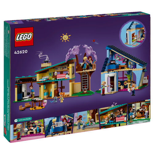 LEGO FRIENDS - CASAS FAMILIARES DE OLLY Y PAISLEY