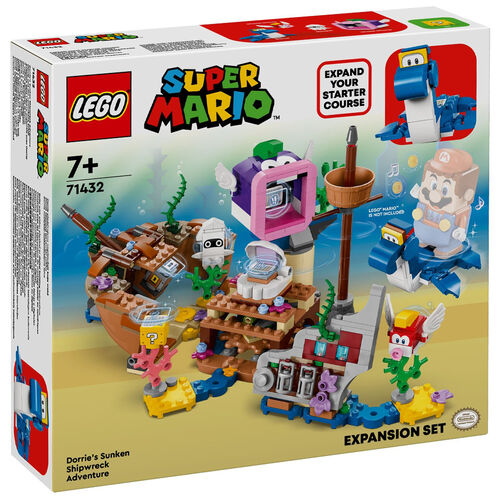 LEGO SUPER MARIO - SET DE EXPANSIN: DORRIE Y EL BUQUE NAUFRAGADO