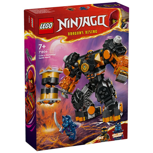 Lego Ninjago - Meca Elemental de la Tierra de Cole