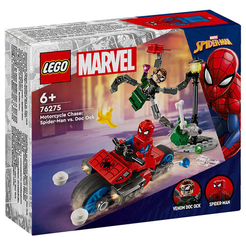 Lego Marvel - Persecucin en Moto: Spider-Mas vs. Doc Ock