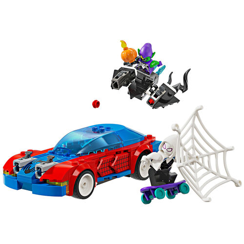 Lego Marvel - Coche de carreras de Spider-Man y Duende Verde Venomizado