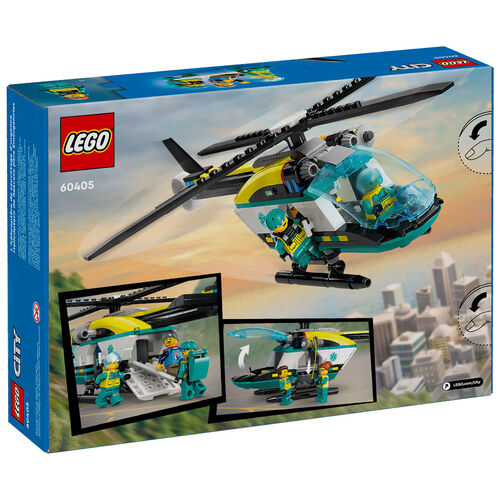 LEGO CITY - HELICPTERO DE RESCATE PARA EMERGENCIAS