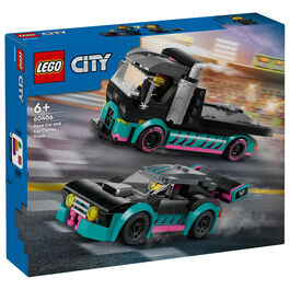 LEGO CITY - COCHE DE CARRERAS Y CAMIÓN DE TRANSPORTE