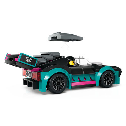 LEGO CITY - COCHE DE CARRERAS Y CAMIN DE TRANSPORTE