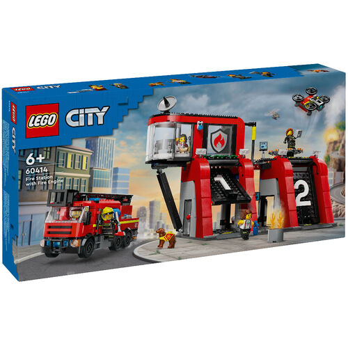 LEGO CITY - PARQUE DE BOMBEROS CON CAMIN DE BOMBEROS