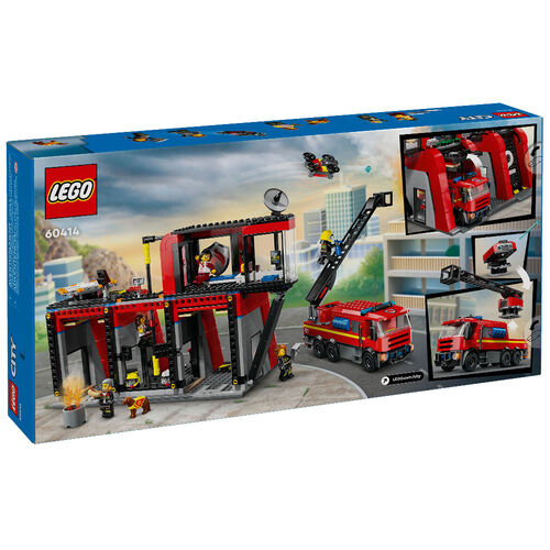 LEGO CITY - PARQUE DE BOMBEROS CON CAMIN DE BOMBEROS